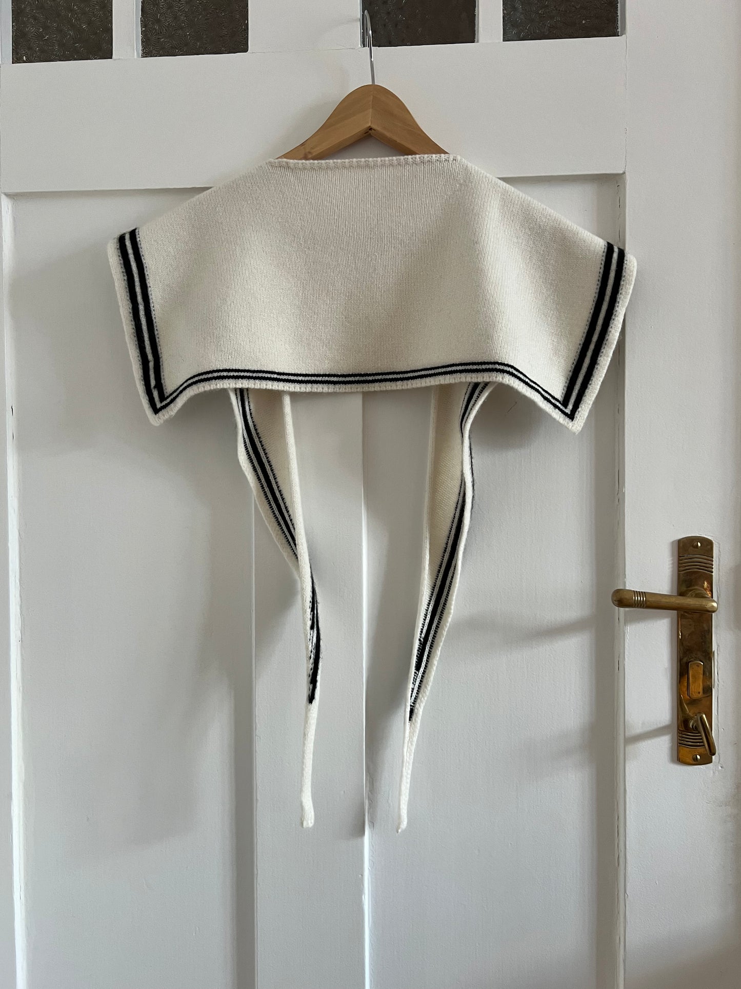 Nautischer Schal aus Merinowolle