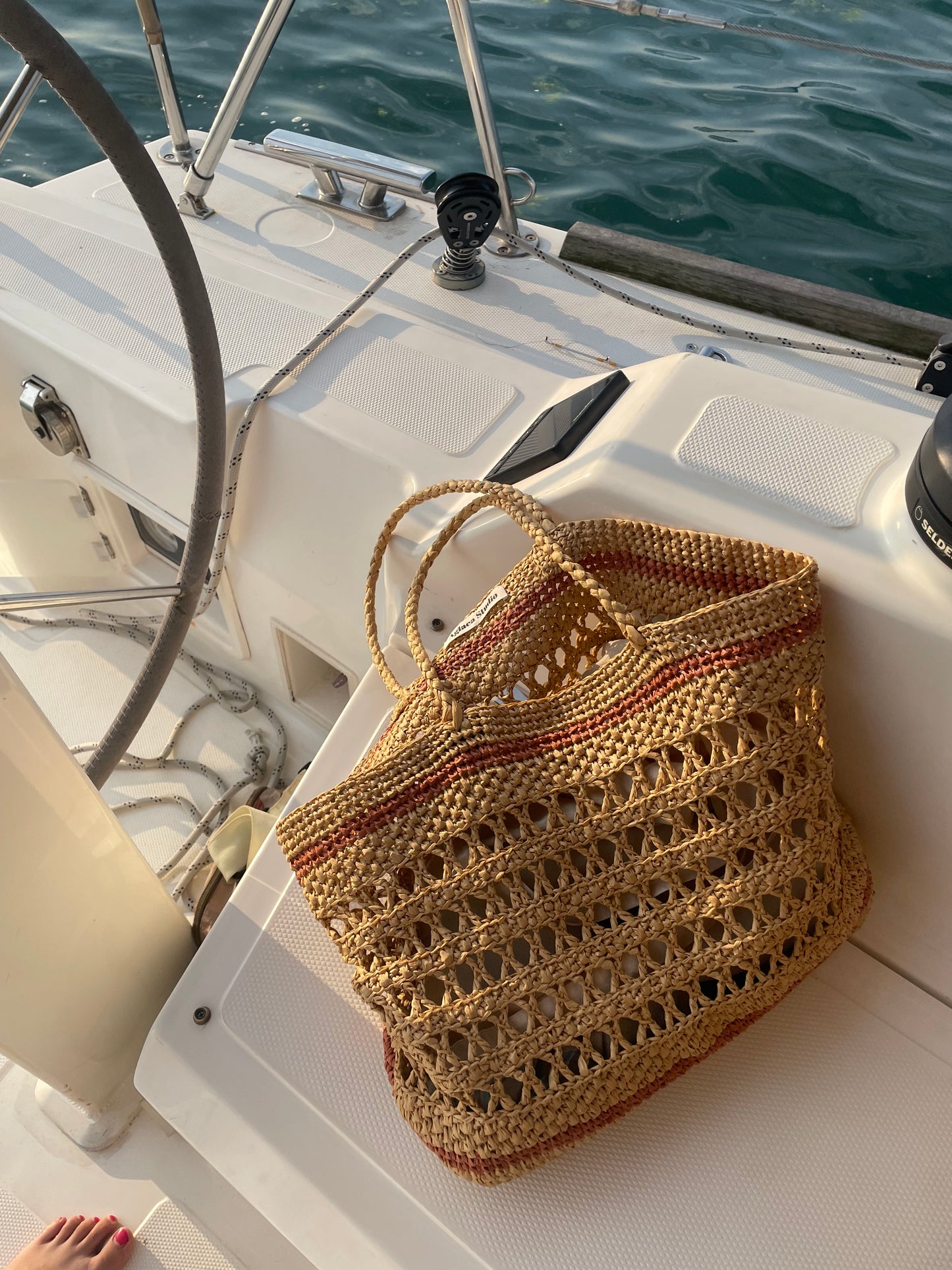 Große Raffia-Strandtasche »Classic«