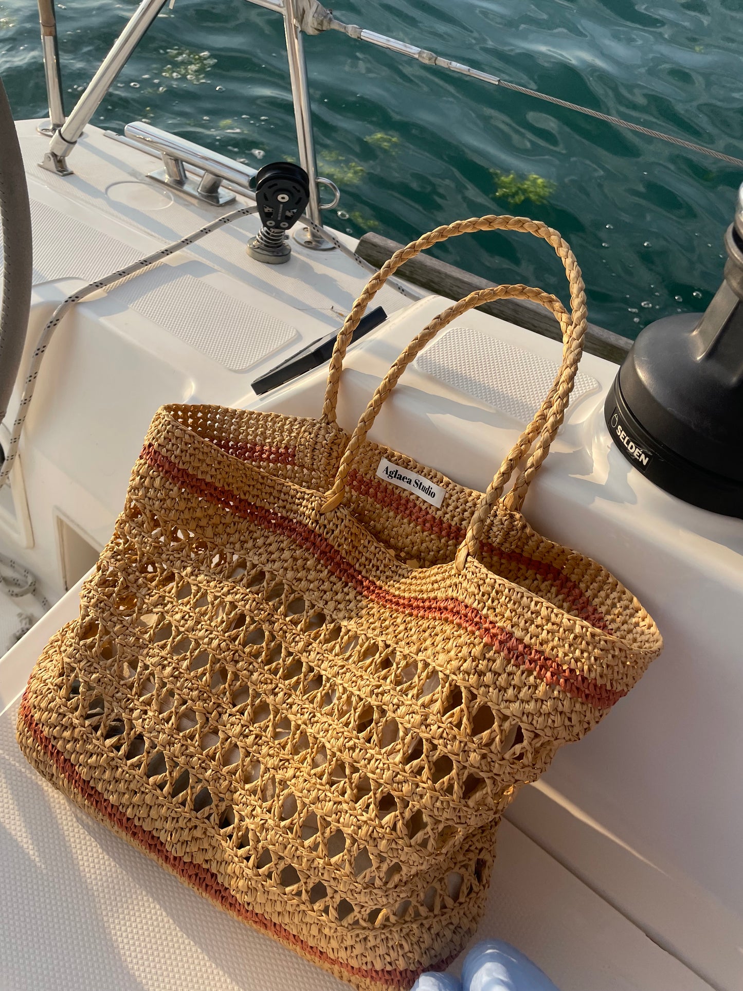 Große Raffia-Strandtasche »Classic«