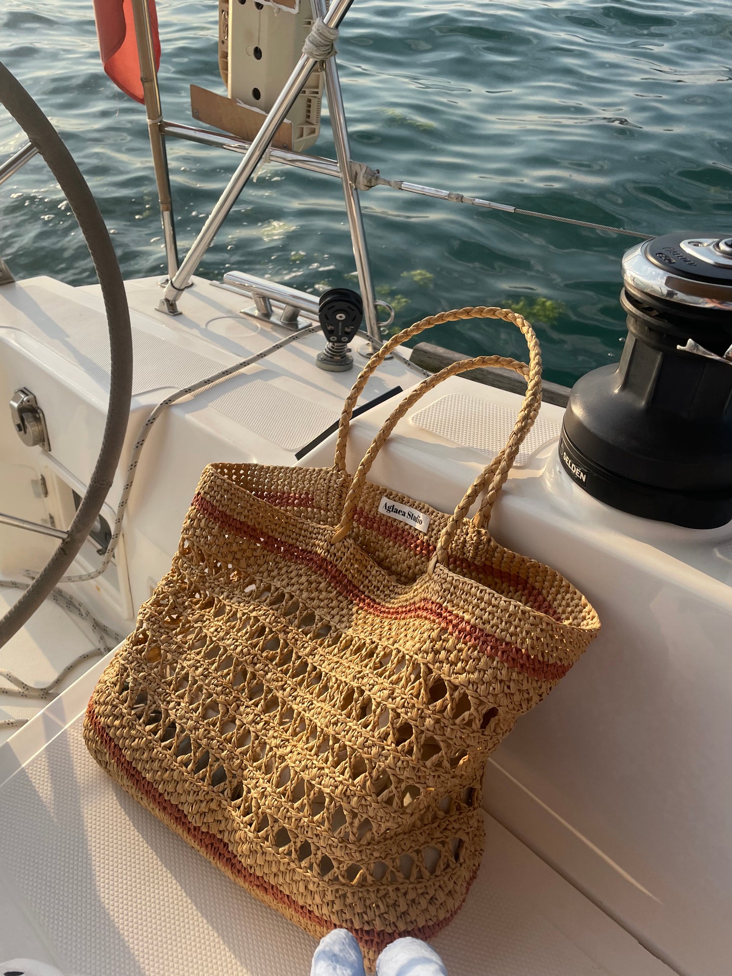 Große Raffia-Strandtasche »Classic«