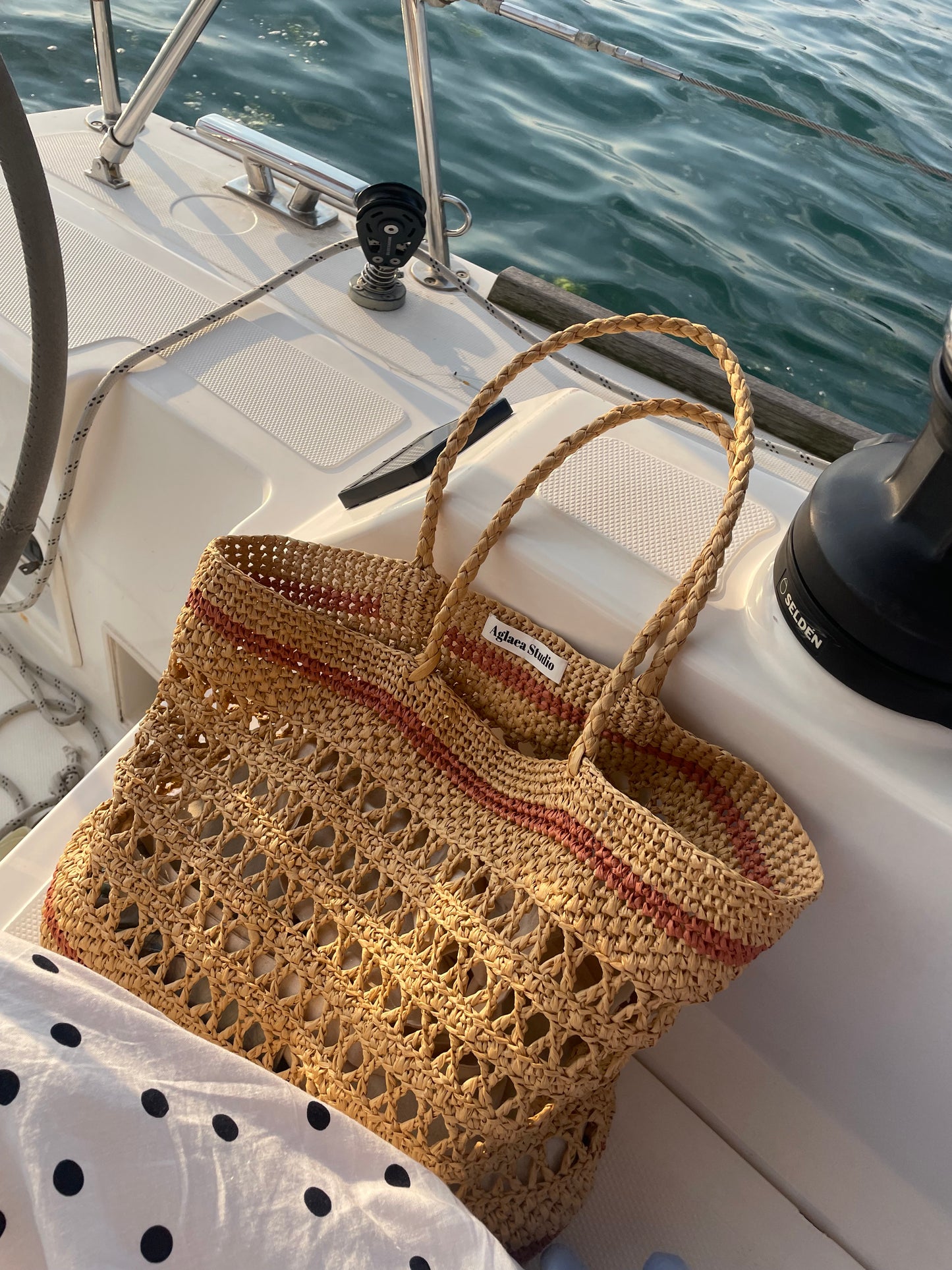 Große Raffia-Strandtasche »Classic«