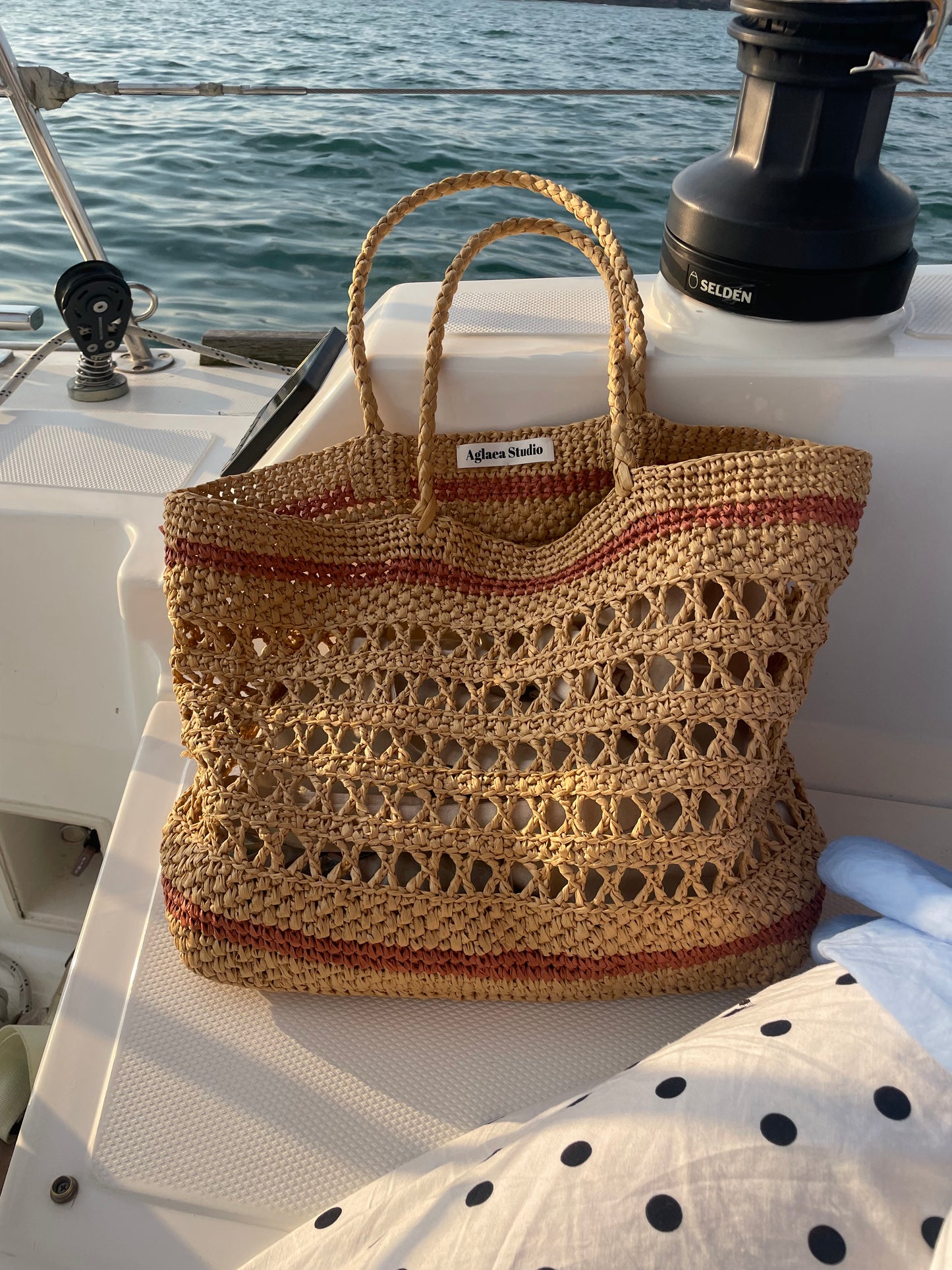 Große Raffia-Strandtasche »Classic«