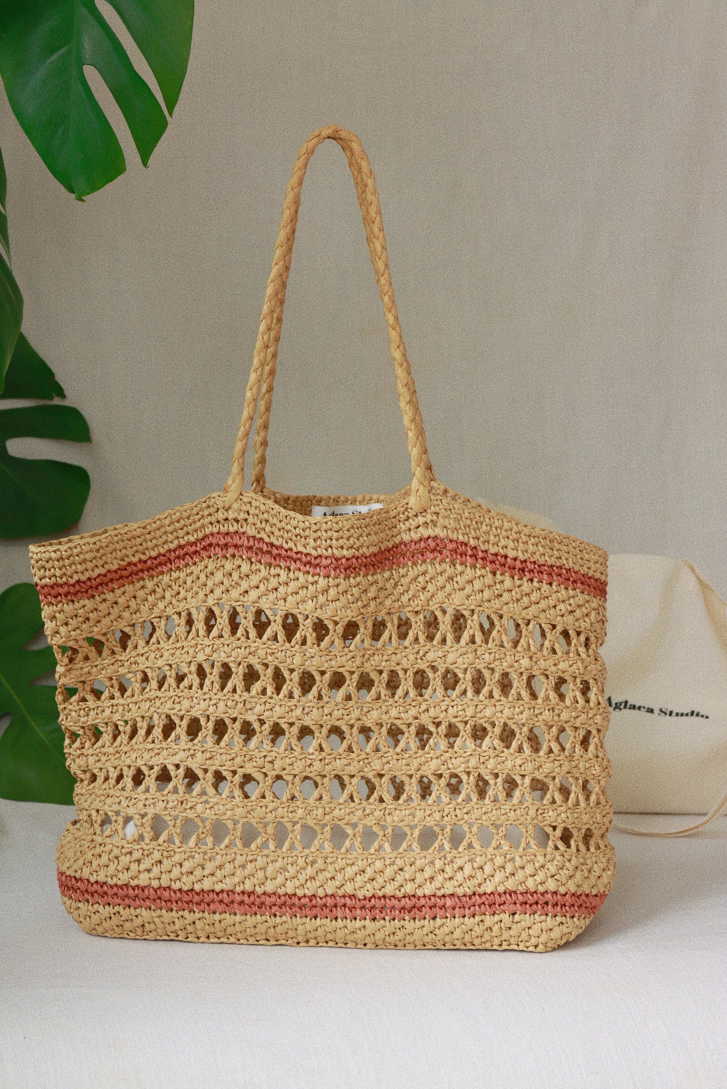 Große Raffia-Strandtasche »Classic«