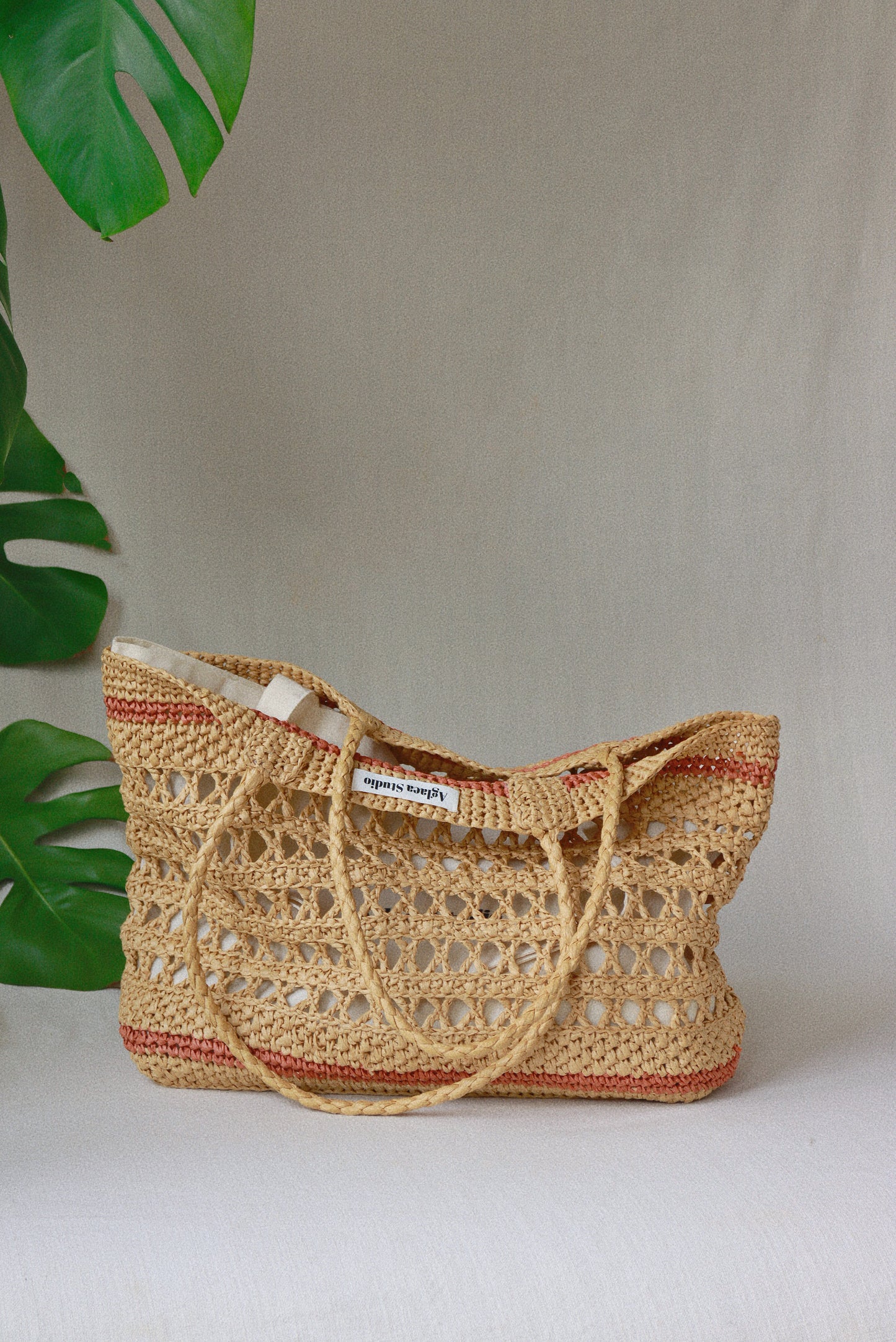 Große Raffia-Strandtasche »Classic«