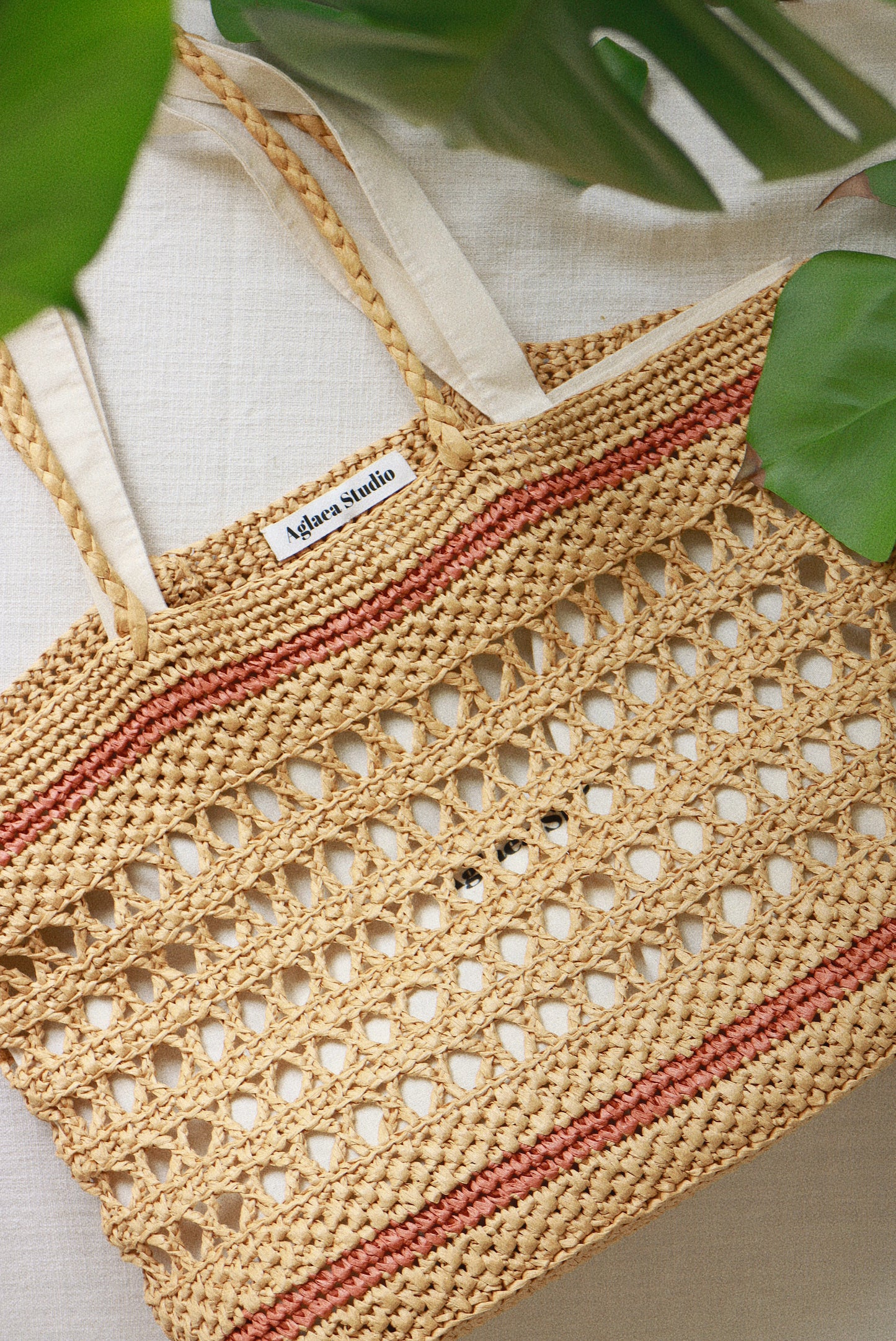 Große Raffia-Strandtasche »Classic«