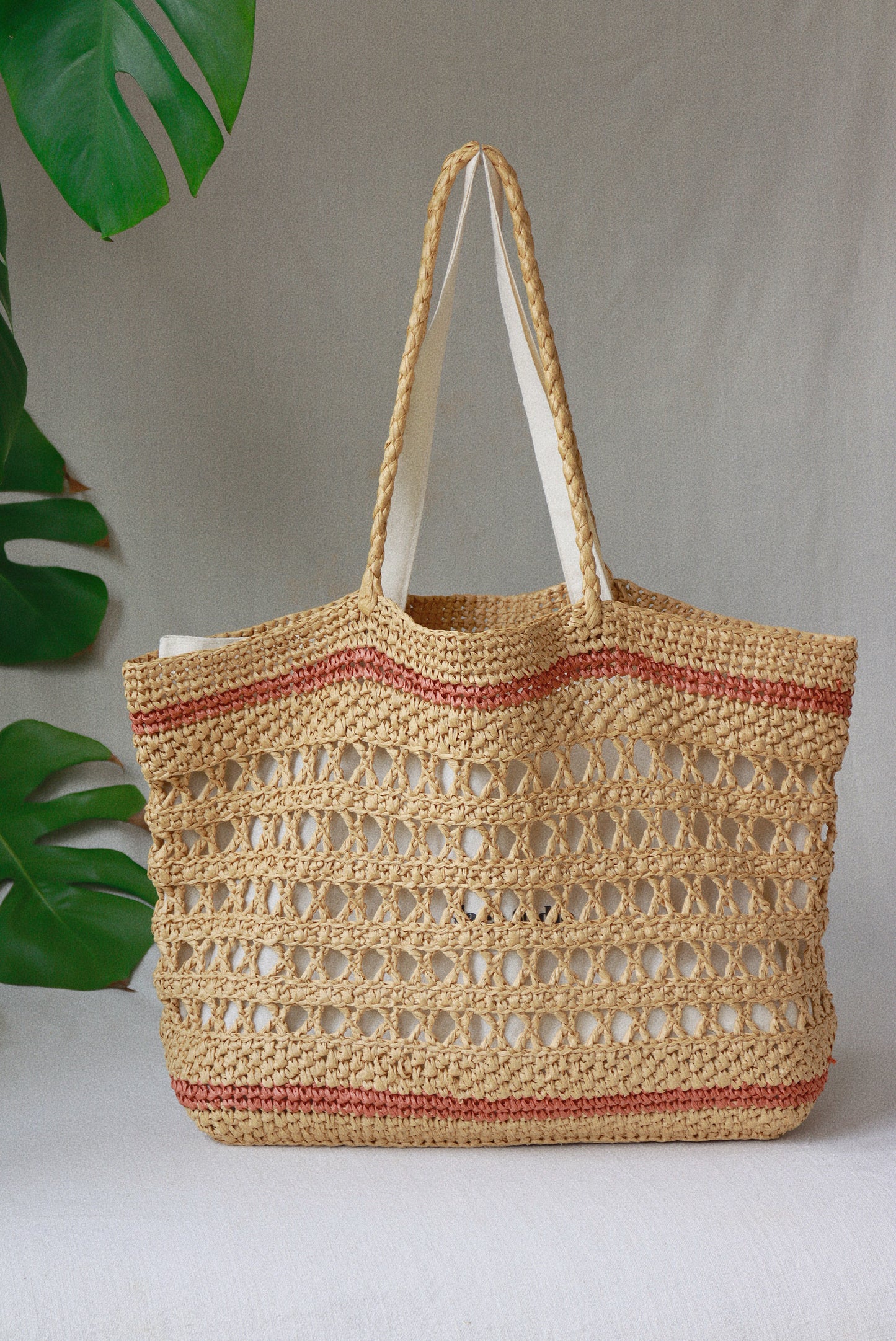 Große Raffia-Strandtasche »Classic«